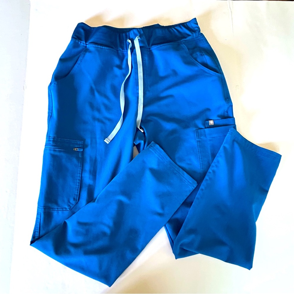 FIGS Scrub Pants (Yola?), Ladies Medium, Royal Blue, Washed but never worn